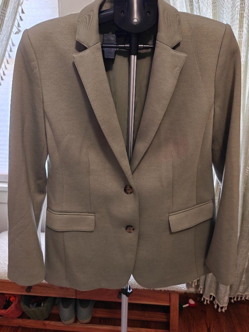 Ann Taylor Blazer Sage Green
